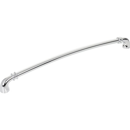 Jeffrey Alexander 305 mm Center-to-Center Polished Chrome Marie Cabinet Pull 445-305PC